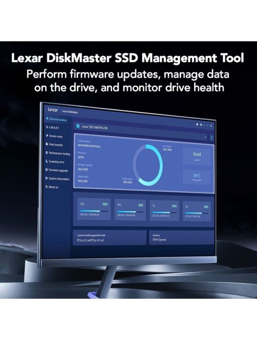 Lexar 4TB M.2 2280 NVMe NM1090 Pro