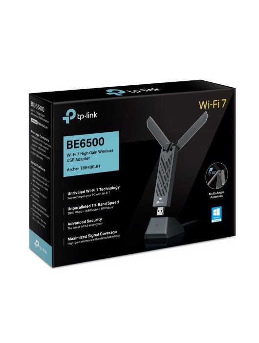 TP-Link Archer TBE400UH BE6500 Wi-Fi 7 High Gain Wireless USB Adapter