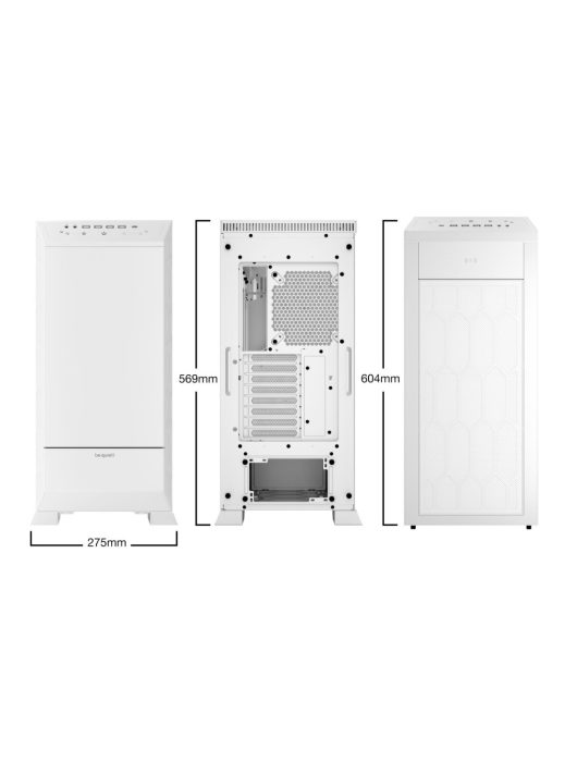 Be quiet! Dark Base Pro 901 Tempered Glass White