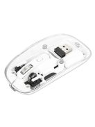 Manhattan Rechargeable Wireless USB Mouse Transparent