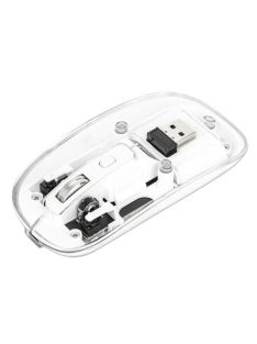 Manhattan Rechargeable Wireless USB Mouse Transparent