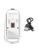 Manhattan Rechargeable Wireless USB Mouse Transparent