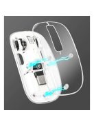 Manhattan Rechargeable Wireless USB Mouse Transparent