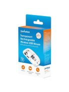 Manhattan Rechargeable Wireless USB Mouse Transparent