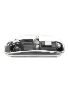 Manhattan Rechargeable Wireless USB Mouse Transparent/Black