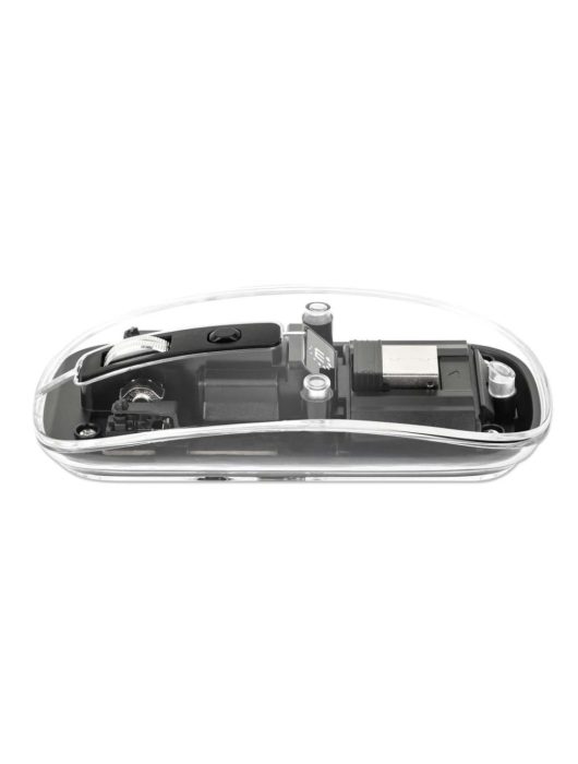 Manhattan Rechargeable Wireless USB Mouse Transparent/Black