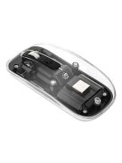 Manhattan Rechargeable Wireless USB Mouse Transparent/Black
