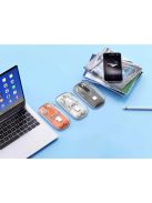 Manhattan Rechargeable Wireless USB Mouse Transparent/Black