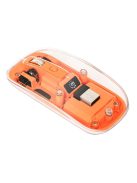 Manhattan Rechargeable Wireless USB Mouse Transparent/Orange