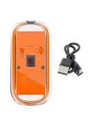 Manhattan Rechargeable Wireless USB Mouse Transparent/Orange