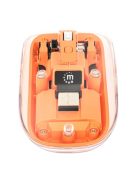 Manhattan Rechargeable Wireless USB Mouse Transparent/Orange