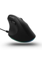 Bluestork M-W-ERGO-LUMI RGB Mouse Black