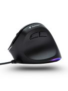 Bluestork M-W-ERGO-LUMI RGB Mouse Black