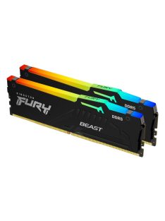 Kingston 128GB DDR5 5600MHz Kit(2x64GB) Fury Beast RGB Black