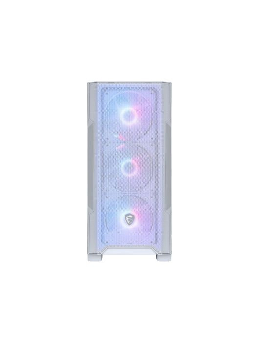 Msi MAG FORGE M100R ARGB Tempered Glass White