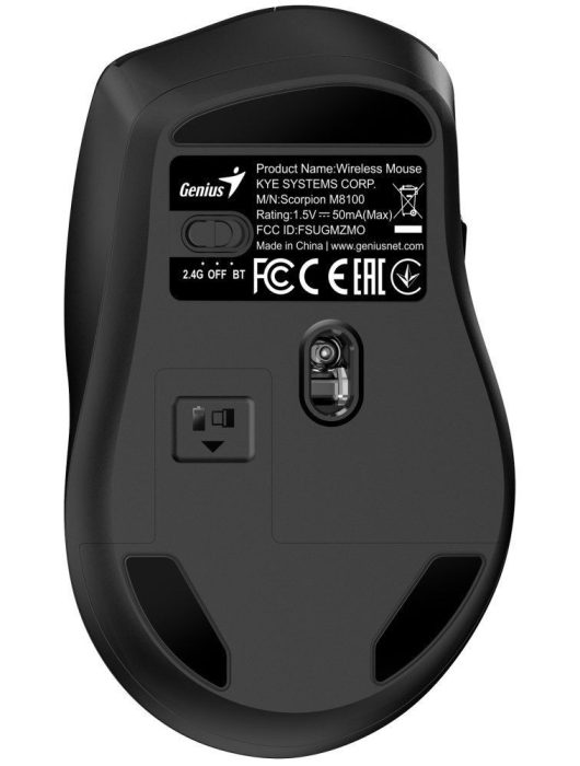 Genius GX Gaming Scorpion M8100 AI Gaming Wireless Bluetooth Mouse Black