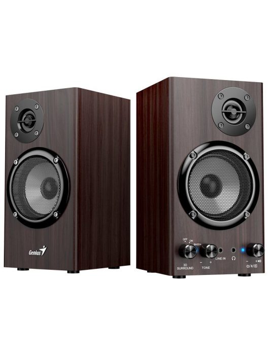 Genius SP-HF520BT Bluetooth Speaker Dark Wood