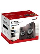 Genius SP-HF520BT Bluetooth Speaker Dark Wood