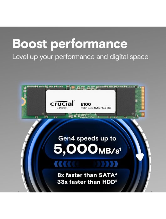 Crucial 2TB M.2 2280 NVMe E100