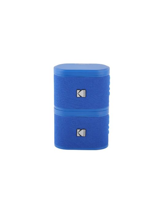 Kodak BRIXBL2 Soundbrix Mini Bluetooth Coloured Portable Two Speakers Blue