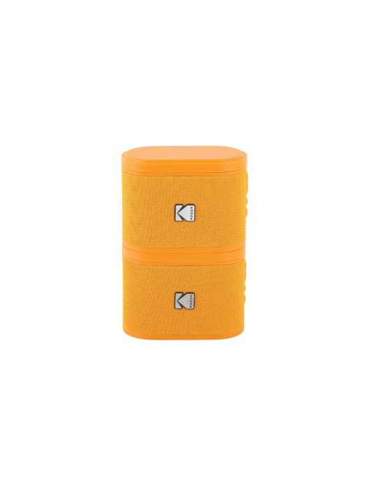 Kodak BRIXOR2 Soundbrix Mini Bluetooth Coloured Portable Two Speakers Orange