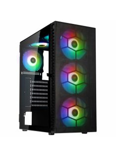Kolink Observatory HF Mesh Glass ARGB Tempered Glass Black