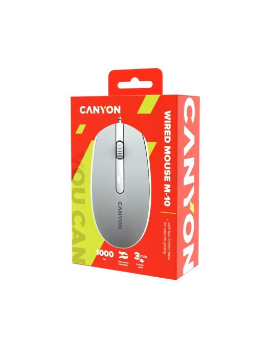 Canyon CNE-CMS10WL wired mouse Dark grey