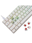 White Shark Shinobi 2 Gaming Keyboard White HU