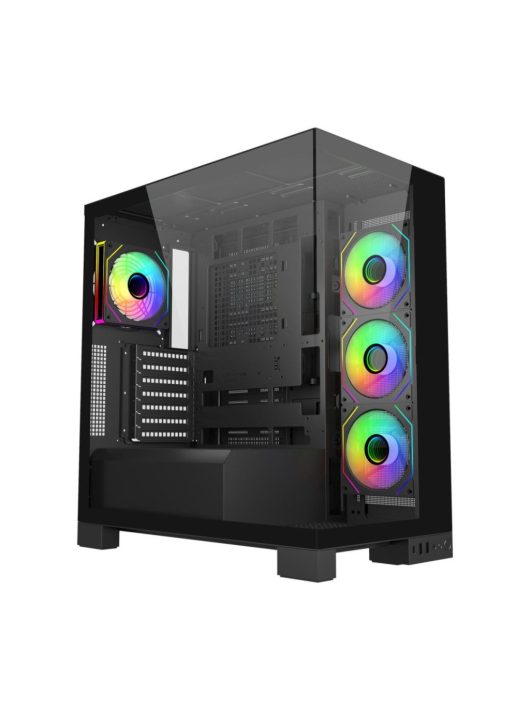 FSP M540 RGB Tempered Glass Black