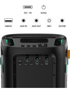 Hisense Party Storm1 300W Bluetooth Speaker + 2 Microphone Black