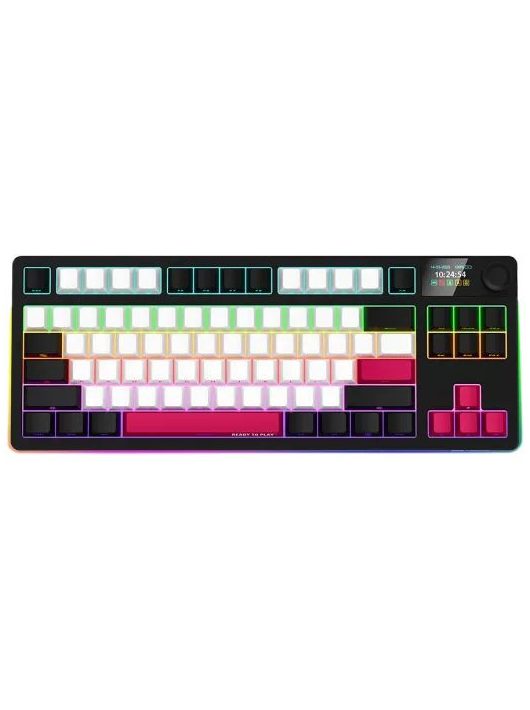 LORGAR KBP70TKLW Wireless Bluetooth Mechanical Gaming Keyboard Black/Red US