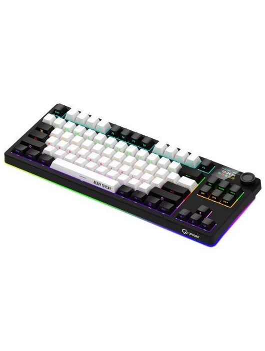LORGAR KBP70TKLW Wireless Bluetooth Mechanical Gaming Keyboard Black/Red US