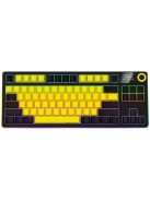 LORGAR KBP70TKLW Wireless Bluetooth Mechanical Gaming Keyboard Black/Yellow US