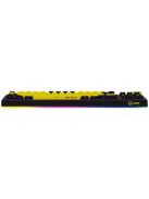 LORGAR KBP70TKLW Wireless Bluetooth Mechanical Gaming Keyboard Black/Yellow US