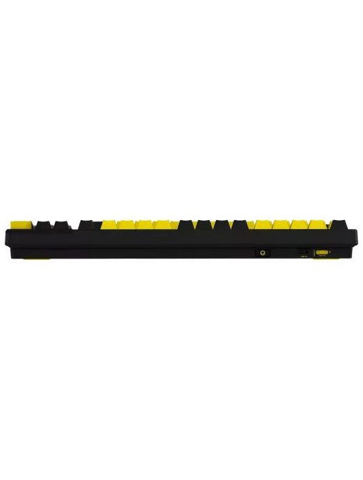 LORGAR KBP70TKLW Wireless Bluetooth Mechanical Gaming Keyboard Black/Yellow US
