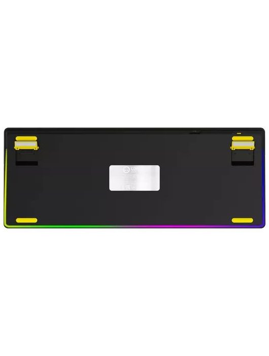 LORGAR KBP70TKLW Wireless Bluetooth Mechanical Gaming Keyboard Black/Yellow US