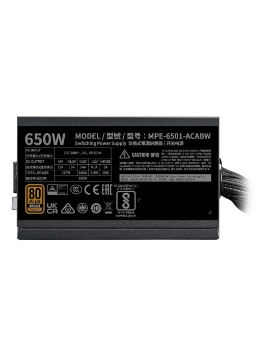 Cooler Master 650W 80+ Bronze MWE V3