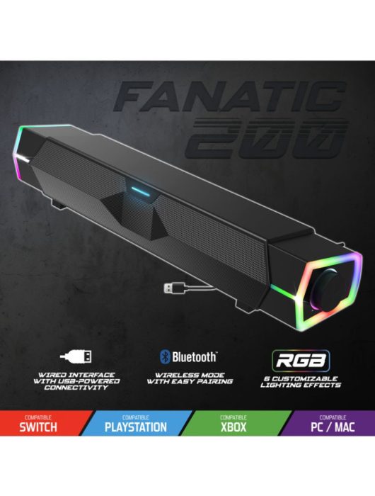Spirit Of Gamer Fanatic 200 Speaker Black