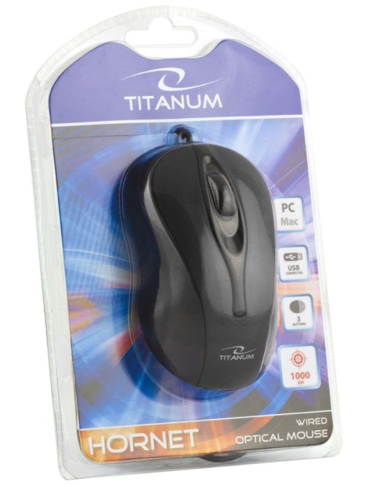 Esperanza Titanum Hornet Mouse Black