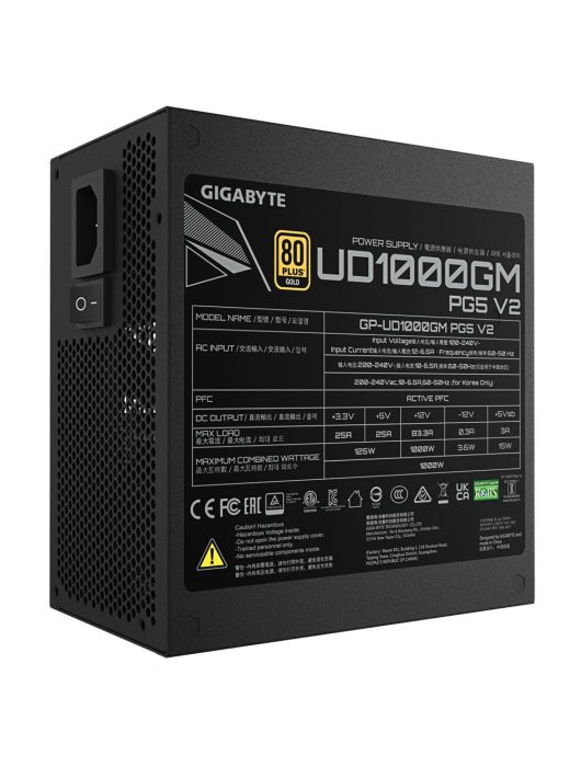 Gigabyte 1000W 80+ Gold UD1000GM PG5 V2