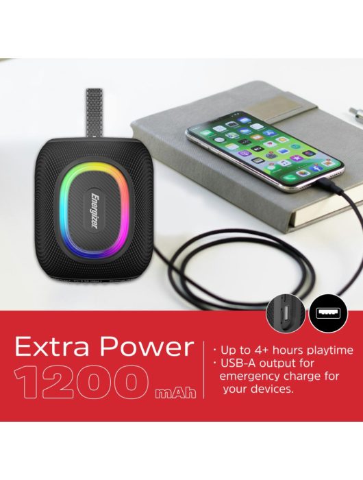 Energizer BTS081 Bluetooth Speaker with PowerBank Black