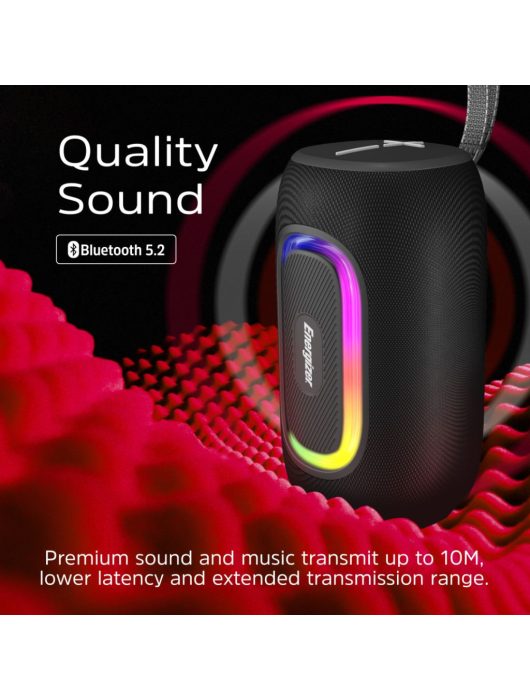 Energizer BTS163 Bluetooth Speaker with PowerBank Black
