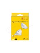 DeLock Ergonomic Wireless vertical Mouse White