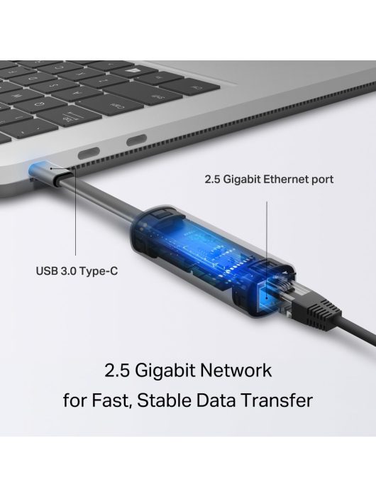 TP-Link UE302C USB Type-C to 2.5 Gigabit Ethernet Network Adapter