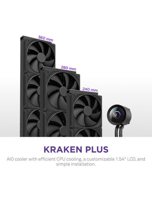 NZXT Kraken Plus 360 Black