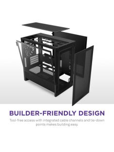 NZXT H3 Flow Tempered Glass Black