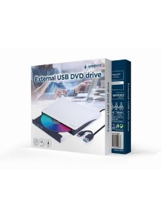 Gembird DVD-USB-031-BW Slim DVD-Writer Black/White BOX