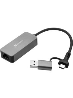 Sandberg USB-C/A 2.5 GbE RJ45 Adapter