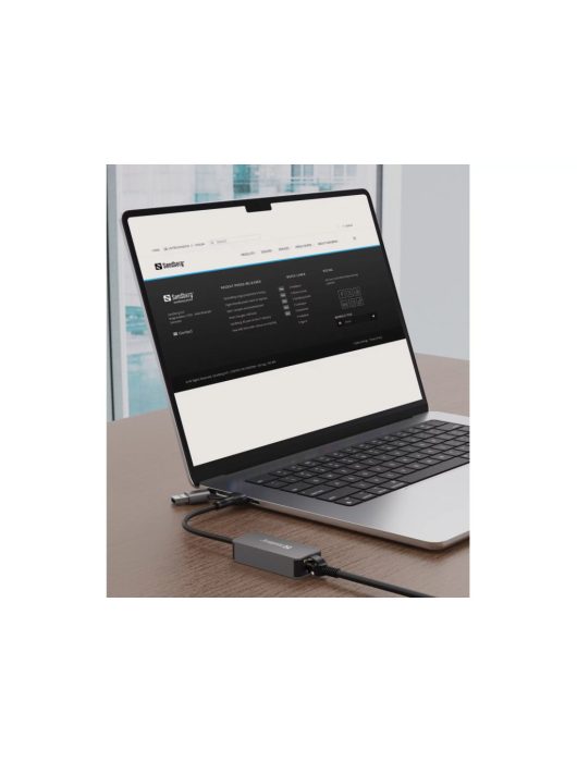Sandberg USB-C/A 2.5 GbE RJ45 Adapter