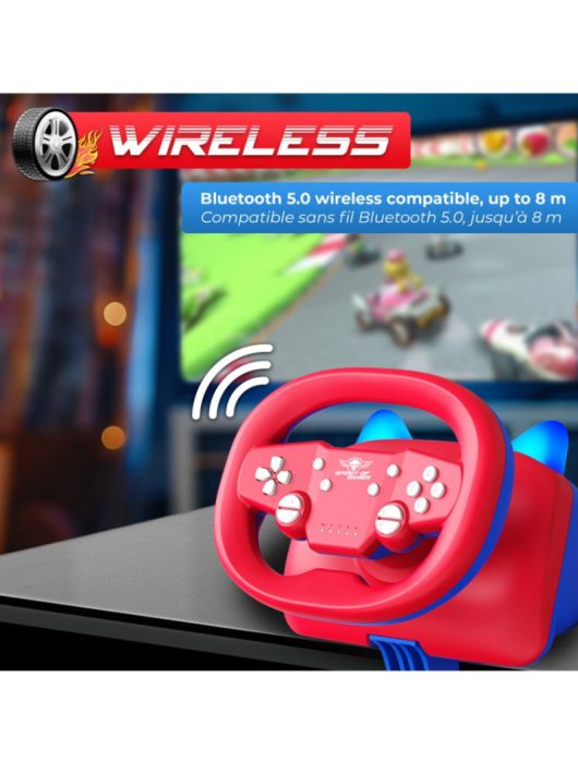 Spirit Of Gamer Race Wheel Pro Air Wireless Kormány Red/Blue